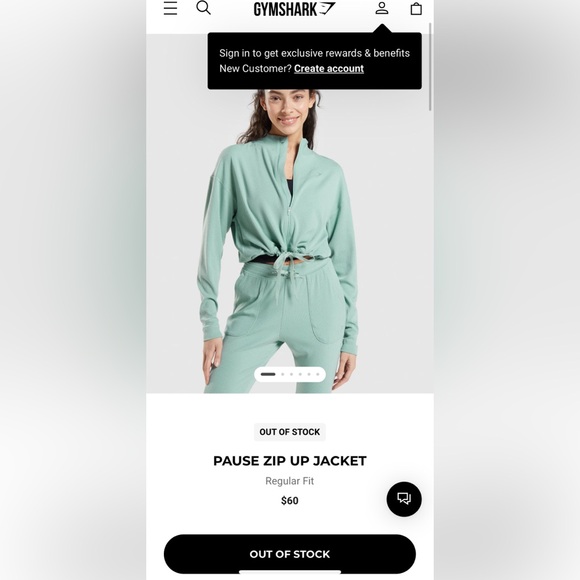 Gymshark Ribbed Zip-Up - Picture 5 of 5